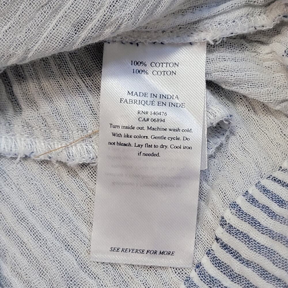 Faherty Blue Striped Jumpsuit - Picture 5 of 9